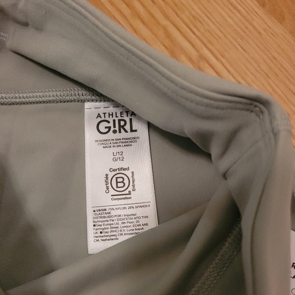 NWT Athleta girl high rise chit chat pant US L/12 - Picture 5 of 6